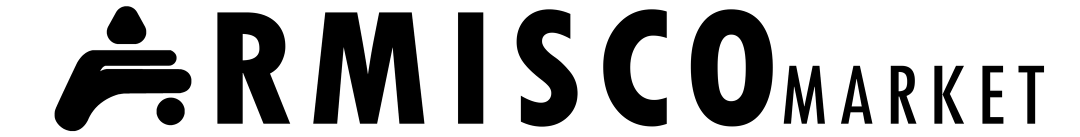 Logo Armisco Market, mewakili identitas merek perusahaan.