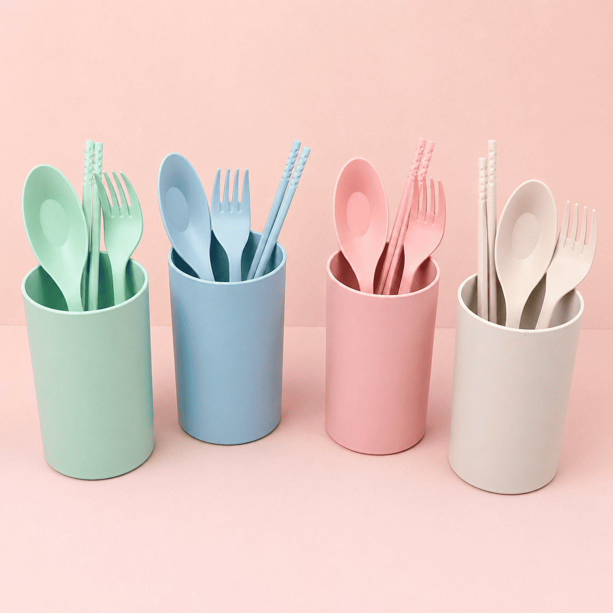 Souvenir Gelas Plastik + Sendok Set (Bebek/Sekop) - Image 2