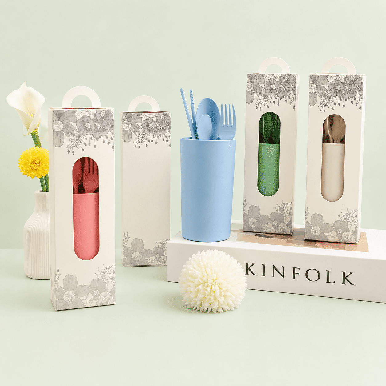 Souvenir Gelas Plastik + Sendok Set (Bebek/Sekop) - Image 7